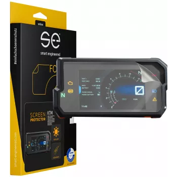 smart.engineered SE-DCP-2-0102-0107-1-M ochranná fólia displeja pre motocykle KTM - transparentná