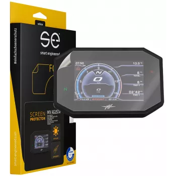 smart.engineered SE-DCP-2-0102-0110-1-M ochranná fólia displeja pre motocykel - transparentná - balenie 2 ks