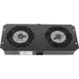 Rockstable chladiaci prvok do racku 19 - chladiaci ventilátor - integrovaný ventilátor - oceľ - čierny - 1 kus - 1,56 kg (RS19-FT66)