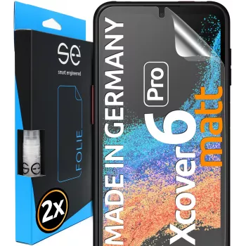 smart.engineered se 3D ochranná fólia displeja Samsung Galaxy XCover 6 Pro proti odleskom, balenie 2 ks