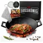 Gusskönig predpripravená liatinová wok panvica 36 cm (GK-48)