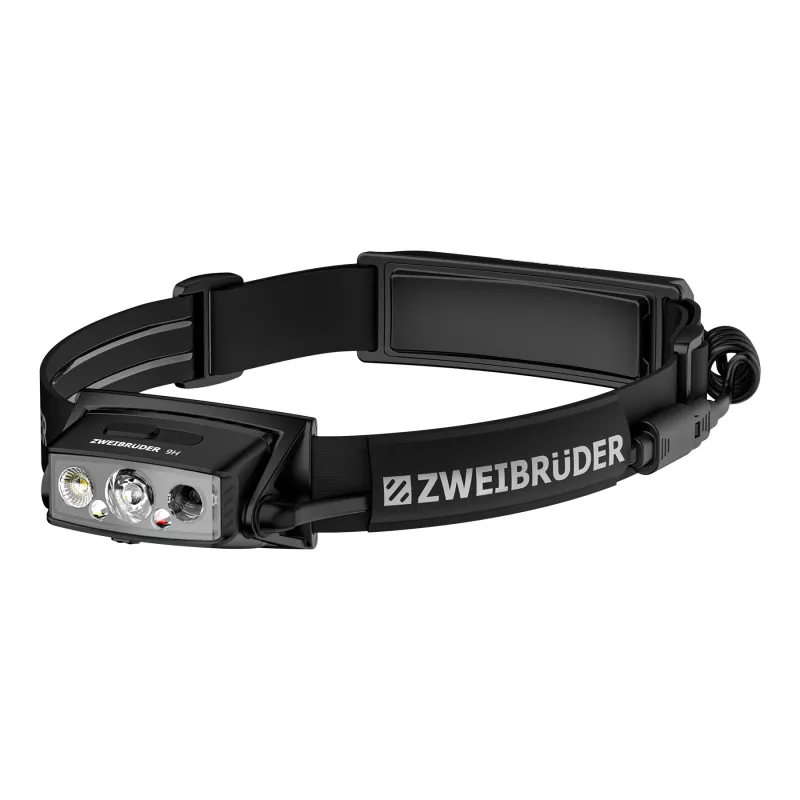Zweibrüder ZB9H LED nabíjateľná čelová lampa 2000 lúmenov USB-C