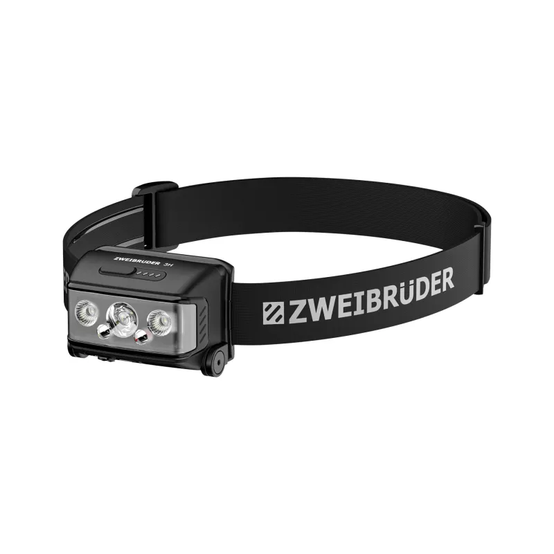 Zweibrüder ZB3H LED nabíjateľná čelová lampa 600 lúmenov USB-C