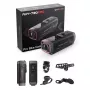 AKEEYO 730Pro 4K akčná kamera na riadidlá pre bicykel a motocykel - čierna