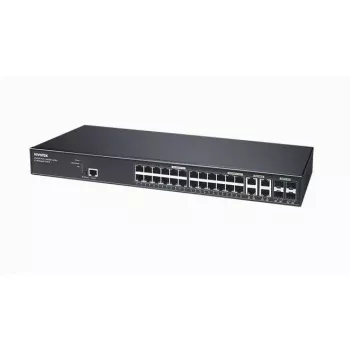VIVOTEK AW-GEV-288A-370 PoE switch, 24-portový gigabitový, 4 SFP, 370W, rackmount, unmanaged