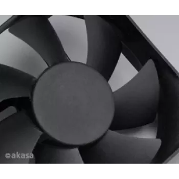Akasa AK-181BK-S 80mm čierny ventilátor skrine - 20,21 dB