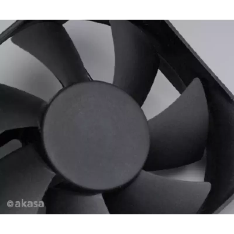 Akasa AK-181BK-S 80mm čierny ventilátor skrine - 20,21 dB