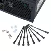 Akasa AK-MX002 antivibračné držiaky ventilátorov - čierne - guma - silikón - balenie 4 ks