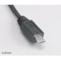 Akasa AK-CBUB05-10BK USB 2.0 kábel - USB-A na Micro-USB-B - 1m - čierny