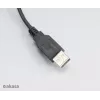 Akasa AK-CBUB05-10BK USB 2.0 kábel - USB-A na Micro-USB-B - 1m - čierny