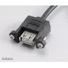 Akasa AK-CBUB06-60BK Interný na externý USB 2.0 kábel, 60 cm, čierna