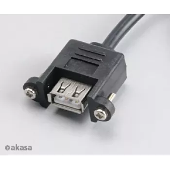 Akasa AK-CBUB06-60BK Interný na externý USB 2.0 kábel, 60 cm, čierna