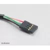 Akasa AK-CBUB06-60BK Interný na externý USB 2.0 kábel, 60 cm, čierna
