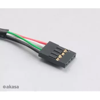 Akasa AK-CBUB06-60BK Interný na externý USB 2.0 kábel, 60 cm, čierna