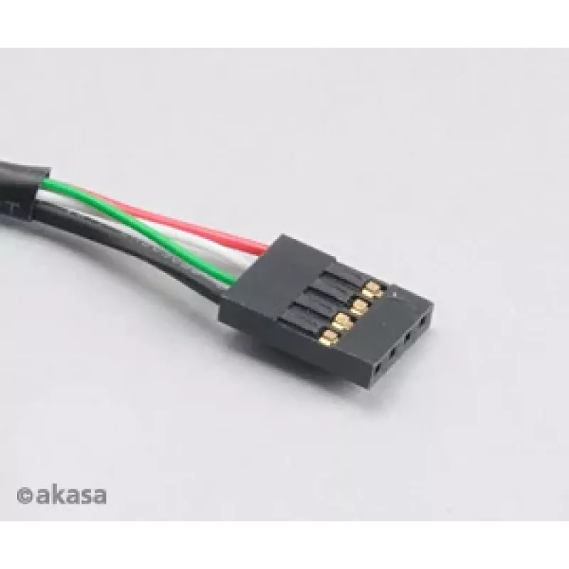 Akasa AK-CBUB06-60BK Interný na externý USB 2.0 kábel, 60 cm, čierna
