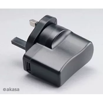 Akasa USB cestovná nabíjačka - napájací zdroj (USB) - biela