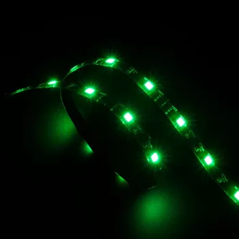 Akasa Vegas AK-LD02-05GN zelený LED pásik na PC skriňu - 50cm, 30 LED, SMD 5050, 12V DC, Molex