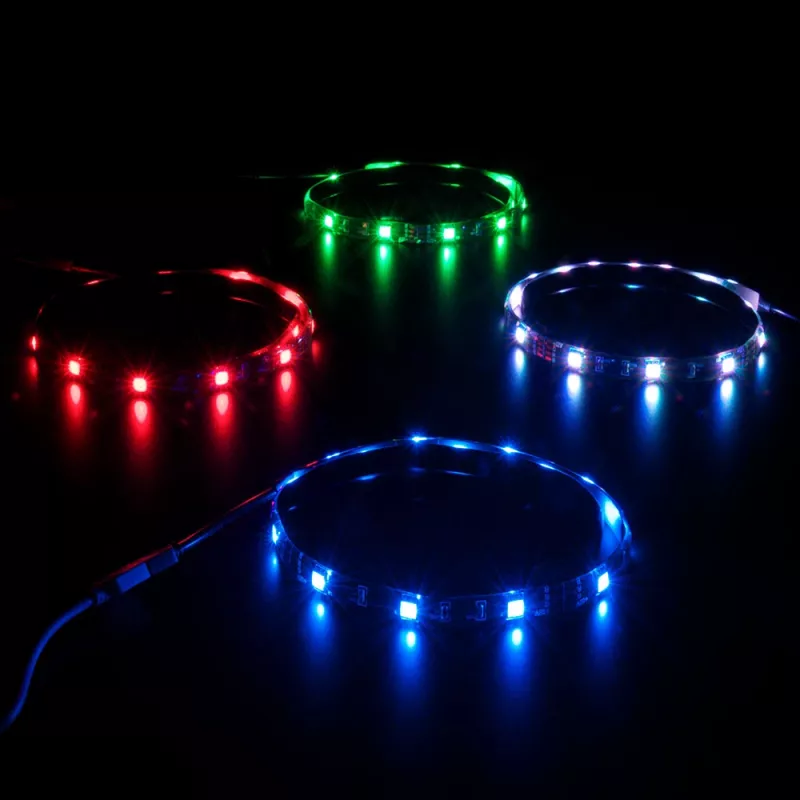 Akasa Vegas AK-LD02-05GN zelený LED pásik na PC skriňu - 50cm, 30 LED, SMD 5050, 12V DC, Molex