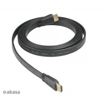 Akasa HDMI 2m High Speed HDMI Cable with Ethernet 10,2 Gbit/s 4K 3D čierna
