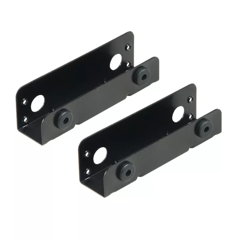Akasa AK-HDA-08BK adaptér pozície 5,25 palca na 3,5 palca - čierny