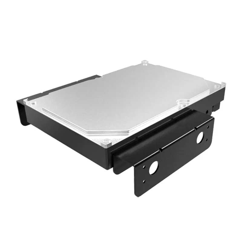 Akasa AK-HDA-08BK adaptér pozície 5,25 palca na 3,5 palca - čierny