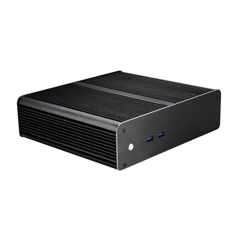Akasa Euler T Mini Tower PC skriňa čierna Mini-ITX hliník 2,5 palca