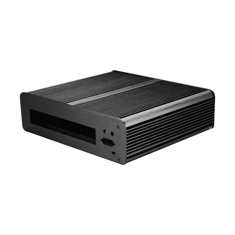 Akasa Euler T Mini Tower PC skriňa čierna Mini-ITX hliník 2,5 palca