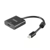 Akasa Mini DisplayPort samec na HDMI samica video adaptér - 4K@30Hz, čierny