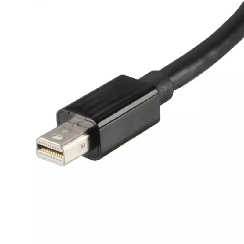 Akasa Mini DisplayPort samec na HDMI samica video adaptér - 4K@30Hz, čierny