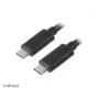 Akasa AK-CBUB26-10BK USB-C na USB-C kábel 1m - USB 3.2 Gen 2 - 10 Gbit/s - 100W PD - čierny