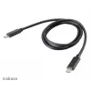 Akasa AK-CBUB26-10BK USB-C na USB-C kábel 1m - USB 3.2 Gen 2 - 10 Gbit/s - 100W PD - čierny