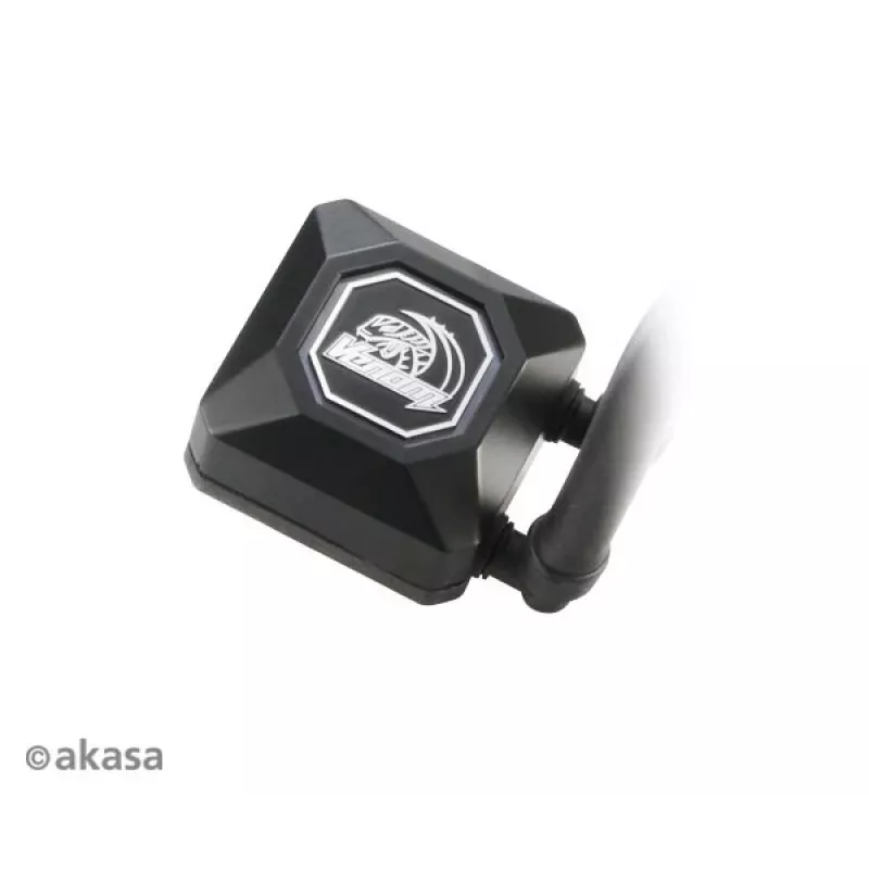 Akasa Venom A20 all-in-one kvapalinový chladič 240 mm, 2x 120 mm ventilátory, biely LED