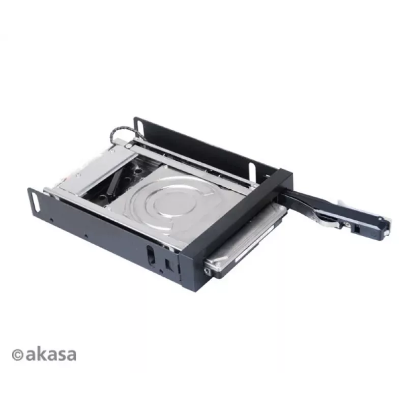 Akasa AK-IEN-08 adaptér pozície 2,5 palca na 3,5 palca - SATA III 6 Gbit/s - plast/nehrdzavejúca oceľ - čierny