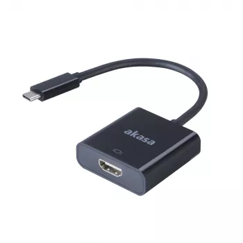 Akasa externý video adaptér - USB-C na HDMI - 4K@60Hz - čierny