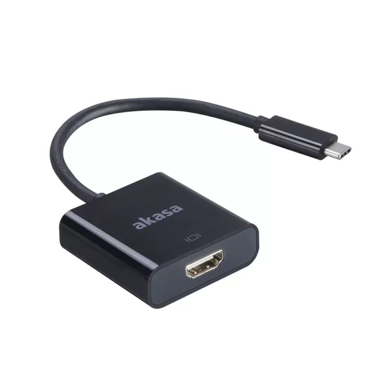 Akasa externý video adaptér - USB-C na HDMI - 4K@60Hz - čierny