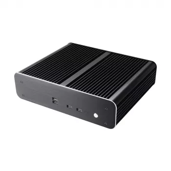 Akasa Euler TX bezventilátorová skriňa Thin Mini-ITX - hliník - čierna