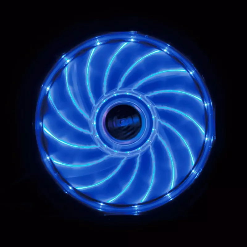 Akasa Vegas AK-FN091-BL 120 mm modrý LED ventilátor do skrine
