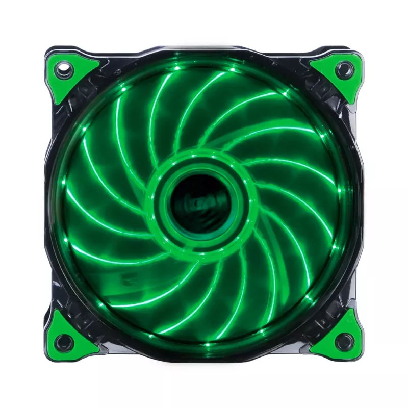 Akasa Vegas AK-FN091-GN 120 mm zelený LED ventilátor do skrine