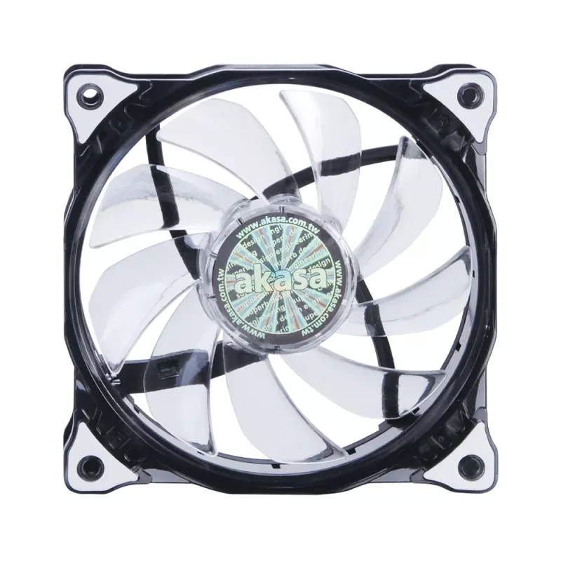 Akasa Vegas AK-FN091-WH ventilátor do skrine 120 mm - biely LED