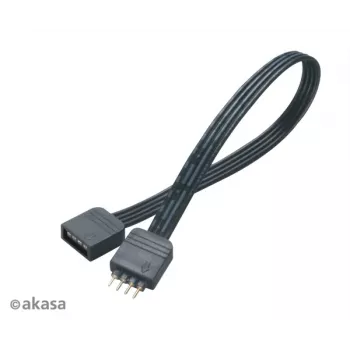 Akasa AK-CBLD01-20BK Flexa RGB LED predlžovací kábel 0,2 m čierny