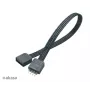 Akasa AK-CBLD01-20BK Flexa RGB LED predlžovací kábel 0,2 m čierny