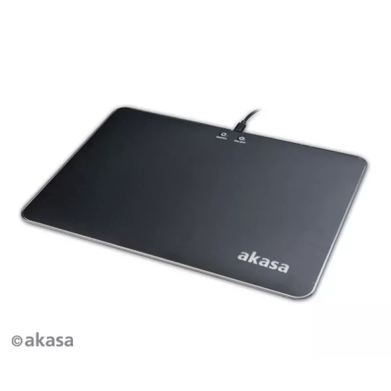 Akasa Vegas X9 Herná podložka pod myš s LED, 350 x 250 mm, USB, čierna (AK-MPD-04RB)