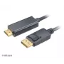 Akasa 4K@60Hz aktívny adaptérový kábel DisplayPort na HDMI 1,8 m čierny
