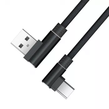 Akasa AK-CBUB39-10BK kábel USB 2.0 - USB-A na USB-C - 1 m - čierny