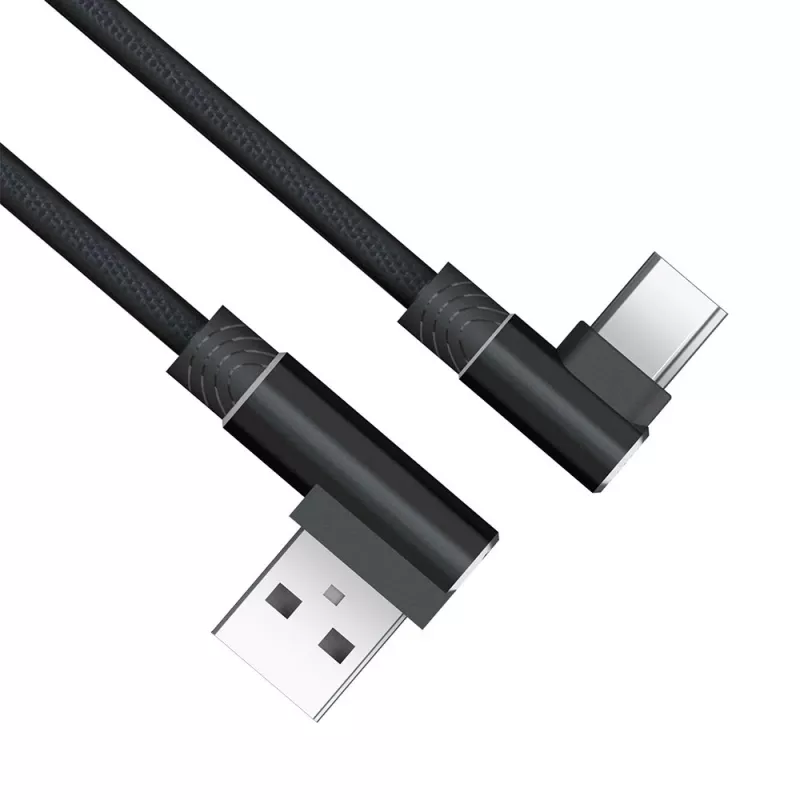Akasa AK-CBUB39-10BK kábel USB 2.0 - USB-A na USB-C - 1 m - čierny