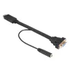 Akasa AK-CBHD18-20BK adaptérový kábel HDMI na VGA 0,2 m čierny