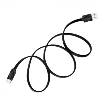Akasa AK-CBUB43-10BK kábel USB 2.0 - USB-C na USB-A - 1 m - čierny