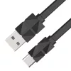 Akasa AK-CBUB43-10BK kábel USB 2.0 - USB-C na USB-A - 1 m - čierny