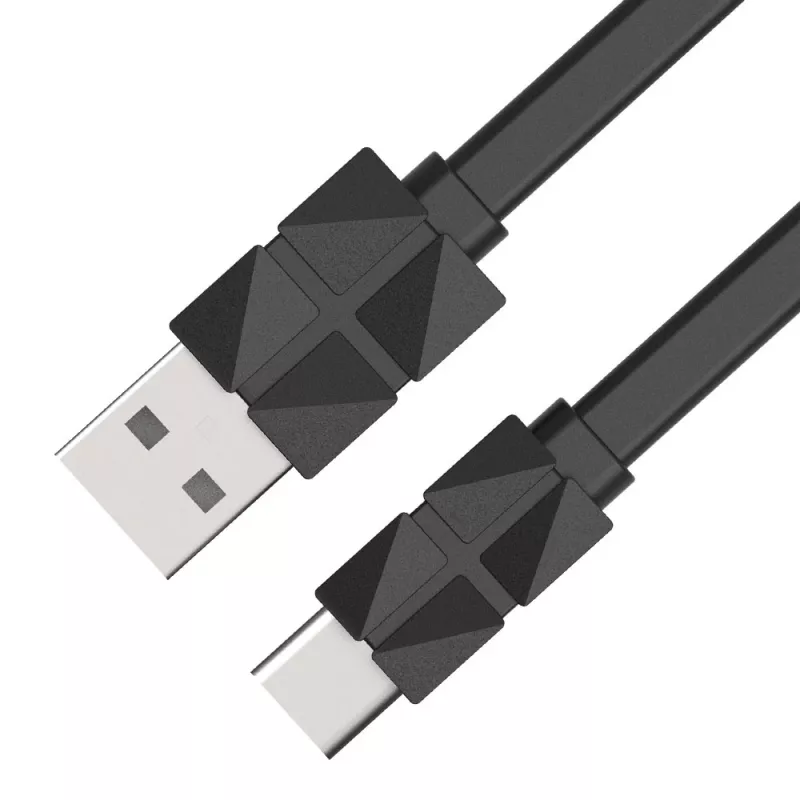 Akasa AK-CBUB43-10BK kábel USB 2.0 - USB-C na USB-A - 1 m - čierny