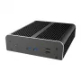 Akasa A-NUC50-M1B bezventilátorová skriňa NUC - hliník - čierna - UCFF - pozícia pre 2,5 inch disk